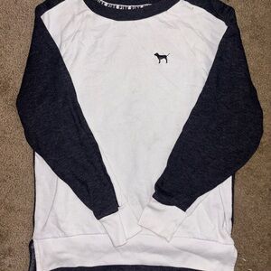 PINK Victoria's Secret Black and White Sweater